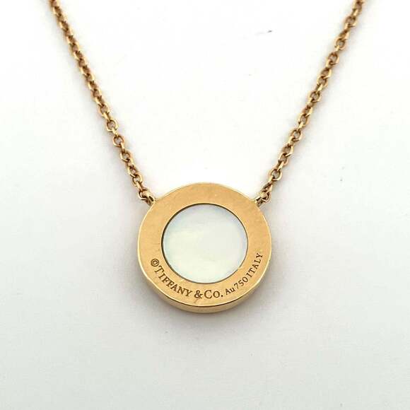 TIFFANY Gold Diamond Necklace - Picture 6 of 7